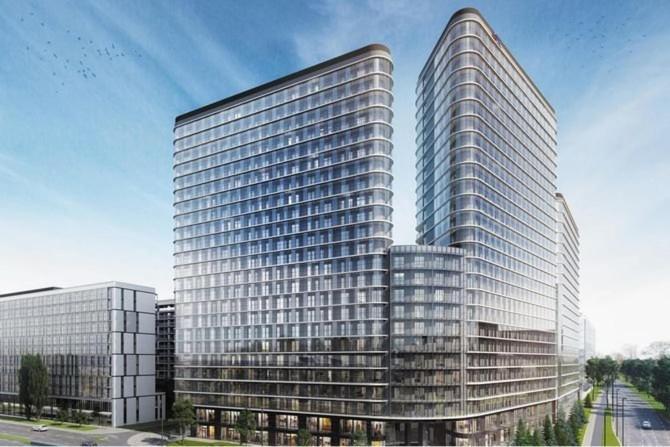 Big City Life Apartments - Bliska Wola Tower A 华沙 外观 照片
